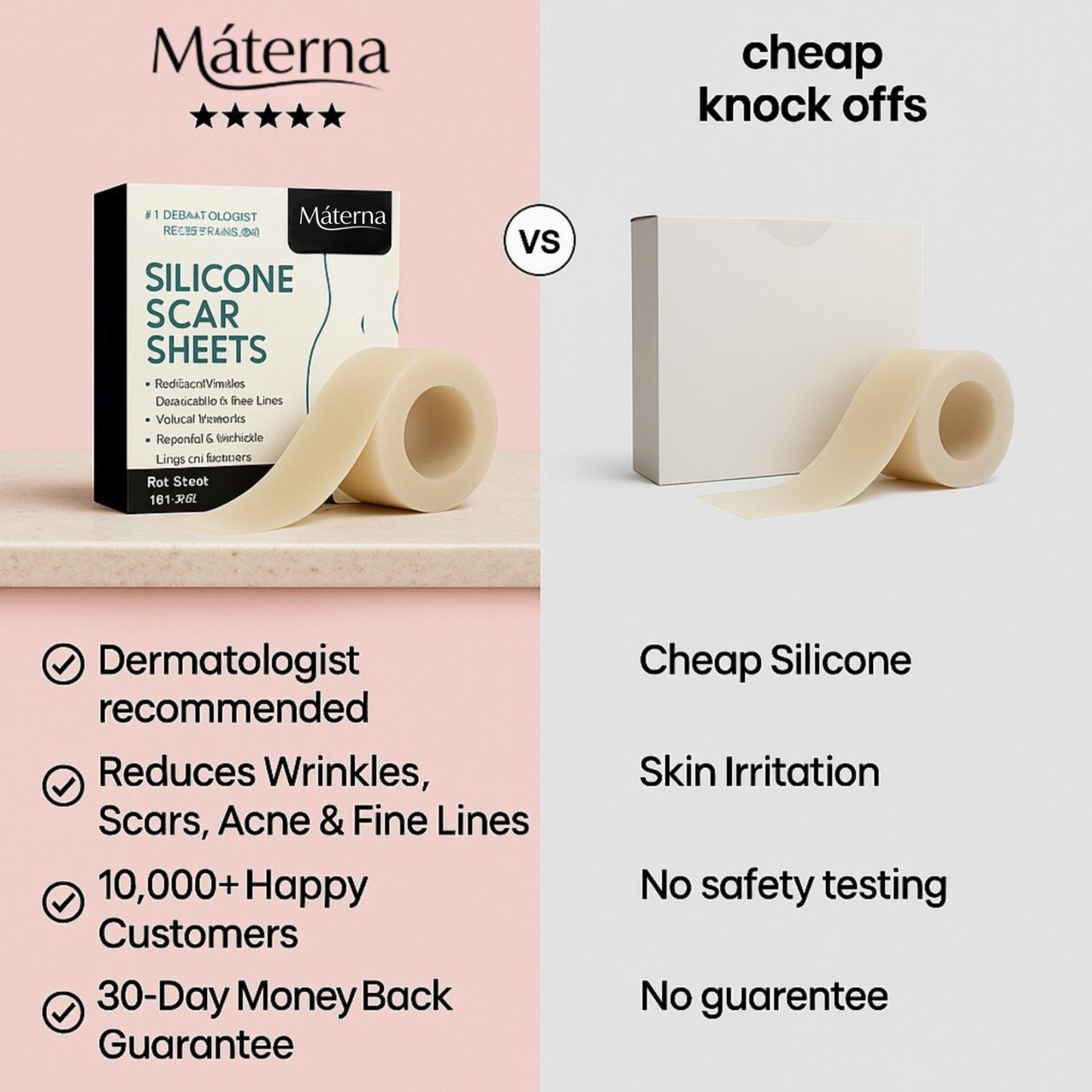 Materna™ Silicone Scar Sheets