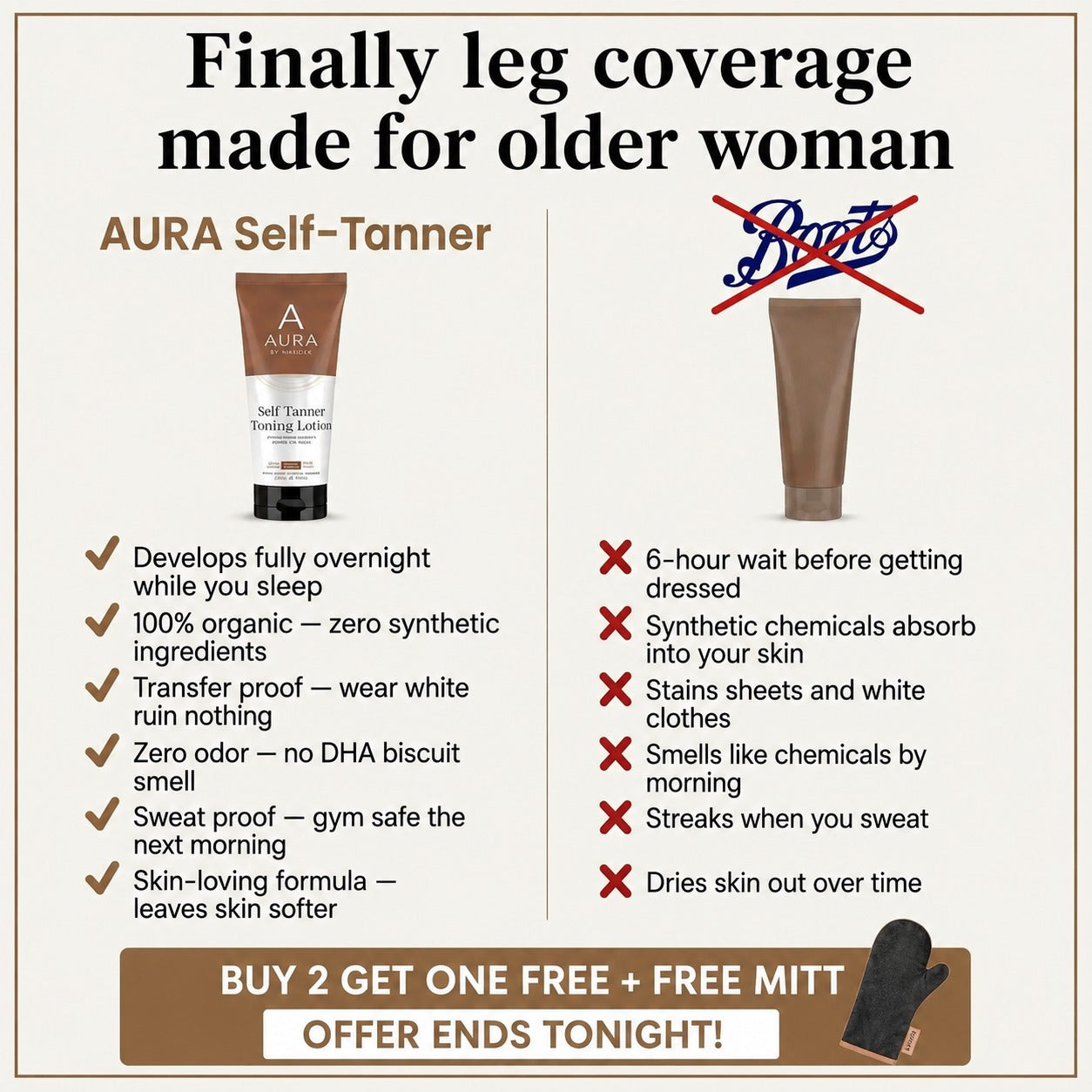AURA Leg & Body Perfector for Older Women